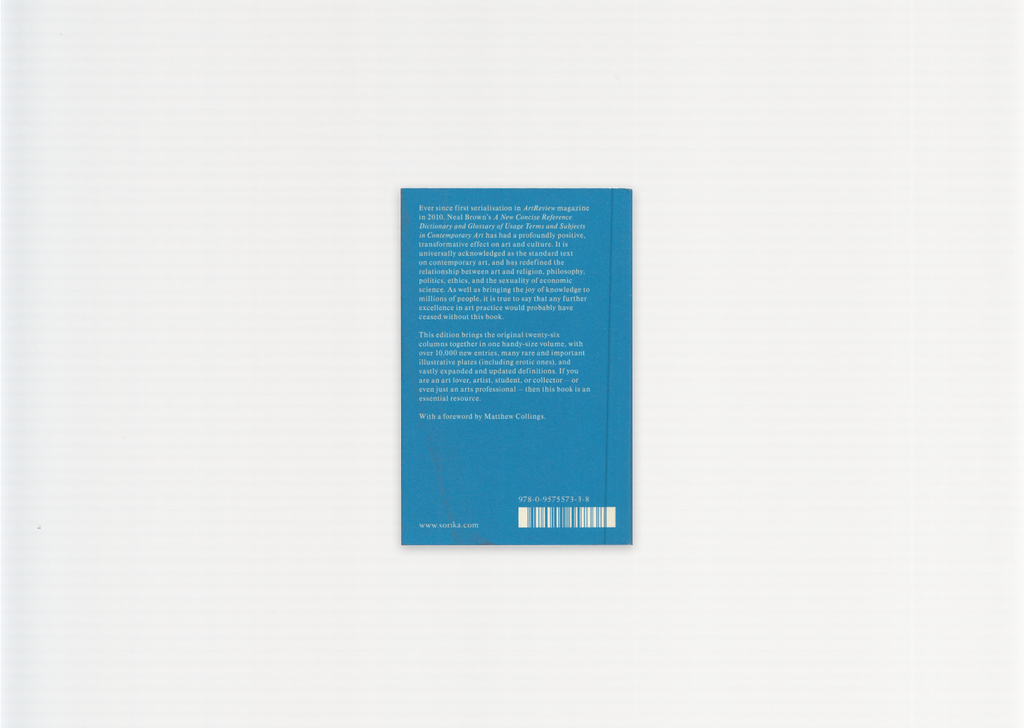 A New Concise Reference Dictionary and Glossary of Usage Terms and Subjects in Contemporary Art