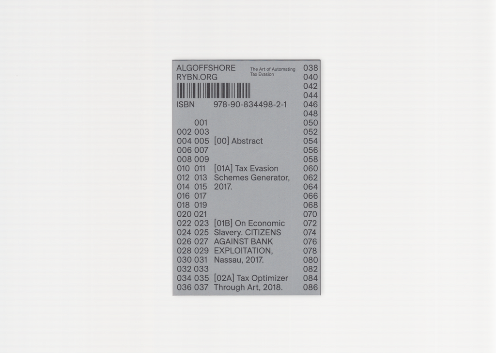 Algoffshore: The Art of Automating Tax Evasion