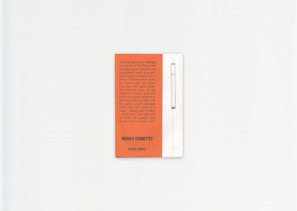 Books V. Cigarettes