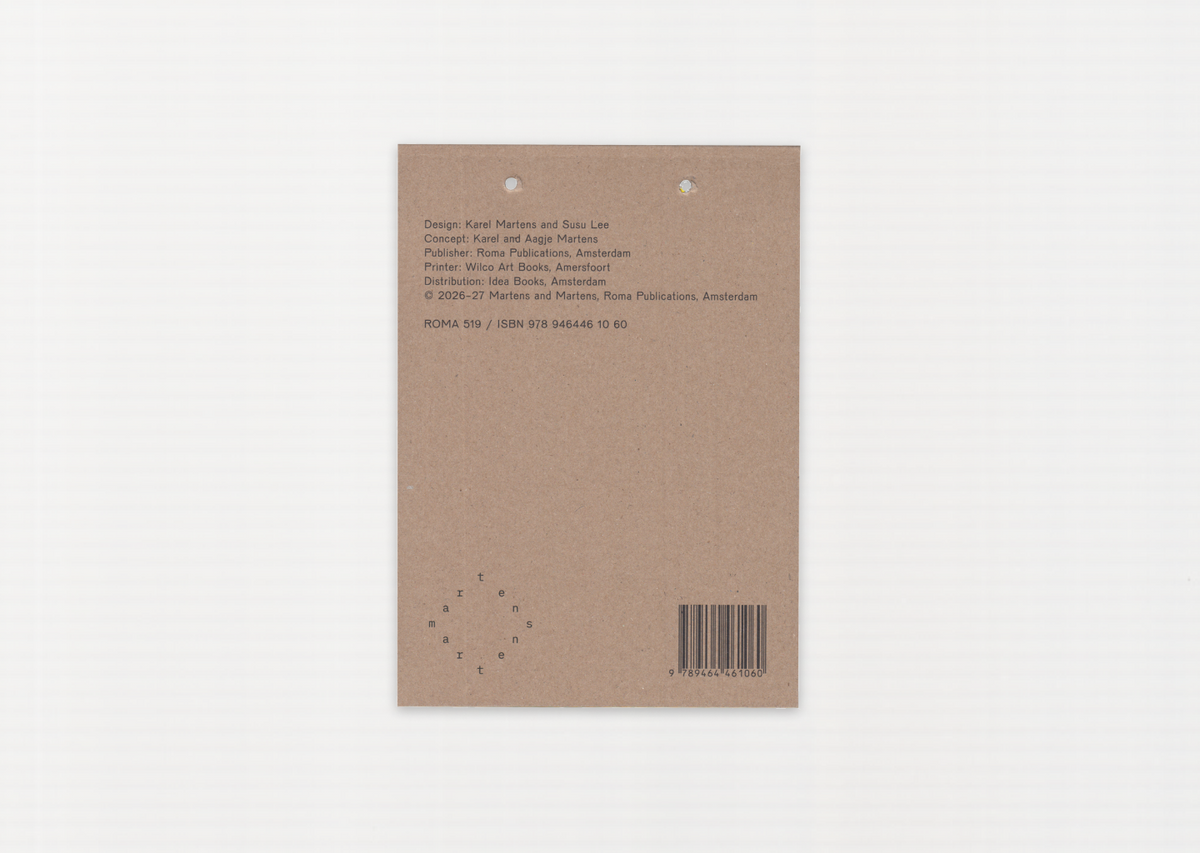 Karel Martens Calendar 2027 / Every Day is a New Day