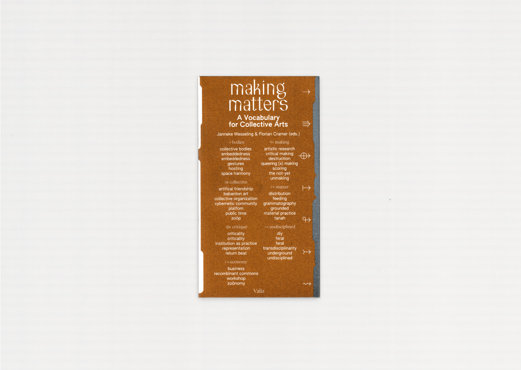 Making Matters: A Vocabulary for Collective Arts