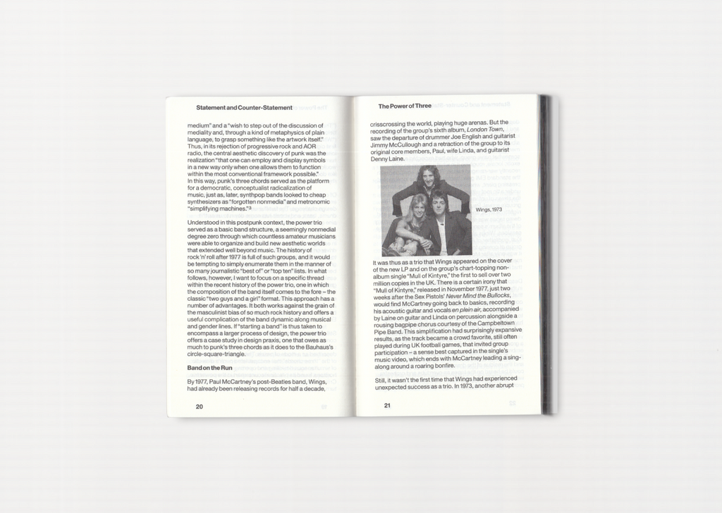 Statement and Counter-Statement (Notes on Experimental Jetset / Volume 1)