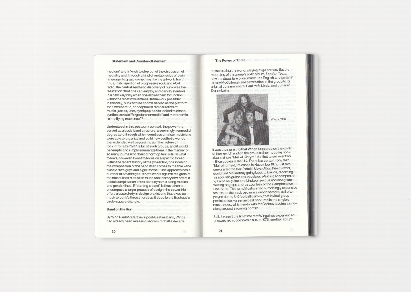 Statement and Counter-Statement (Notes on Experimental Jetset / Volume 1)